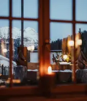 Winterblick vom Hotel aus